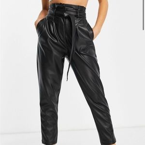 DO+BE FAUX LEATHER PANTS